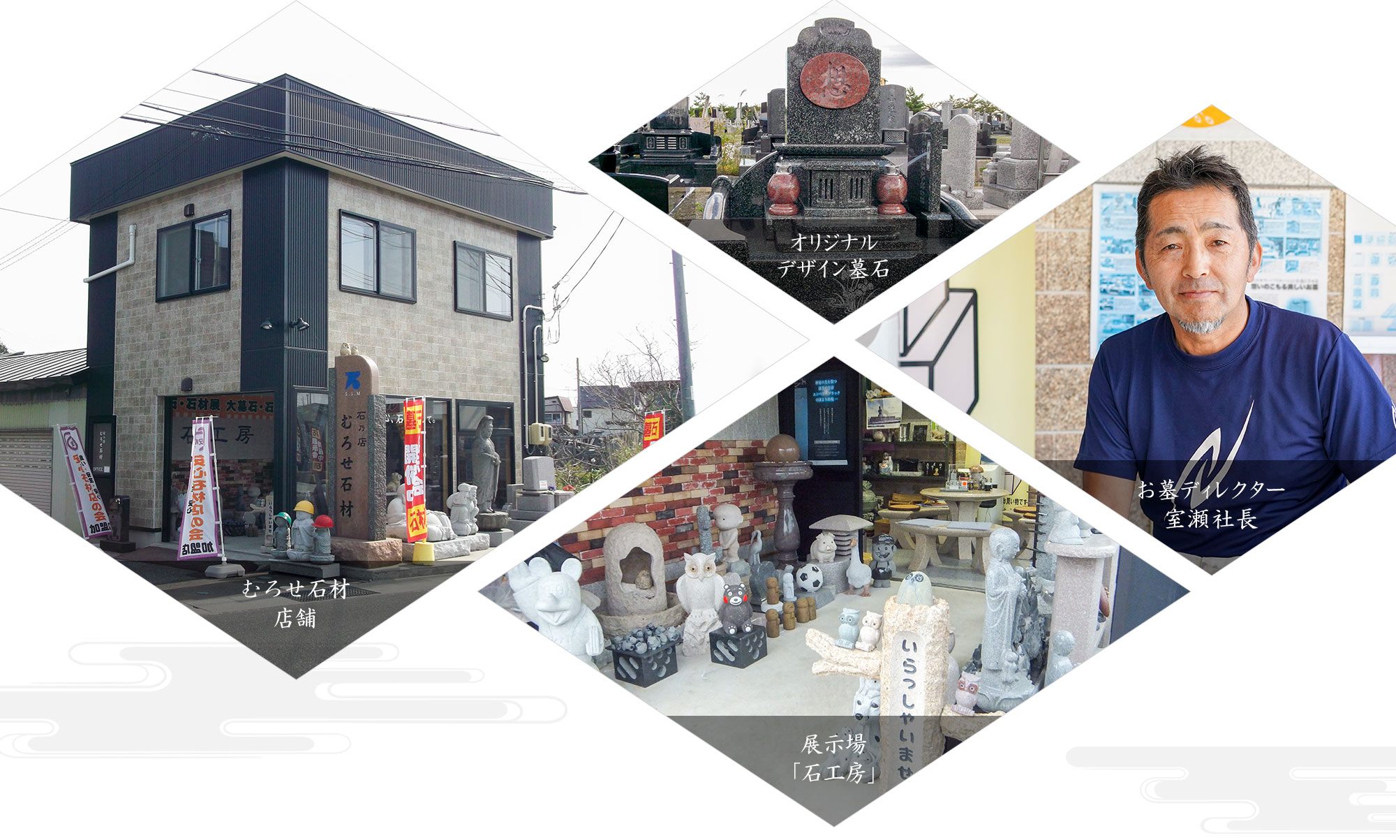 むろせ石材店舗